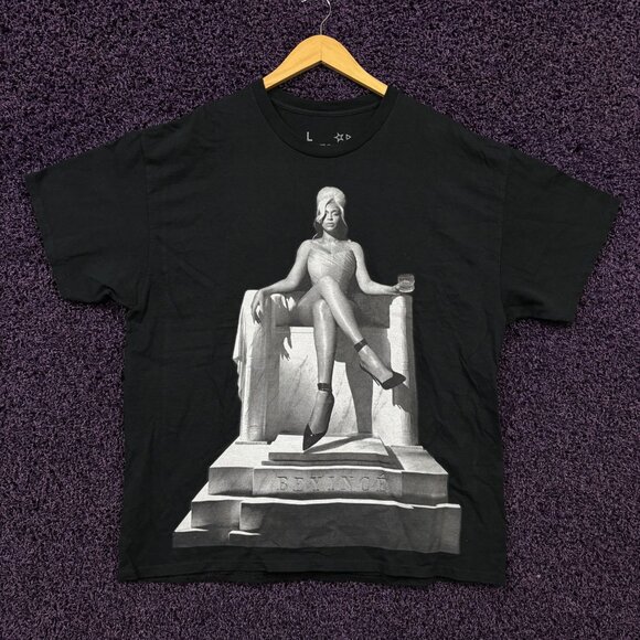 Beyonce Cowboy Carter Washington DC Country Tour T-Shirt L - Picture 1 of 4